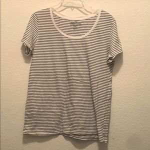 Black and white striped shirt